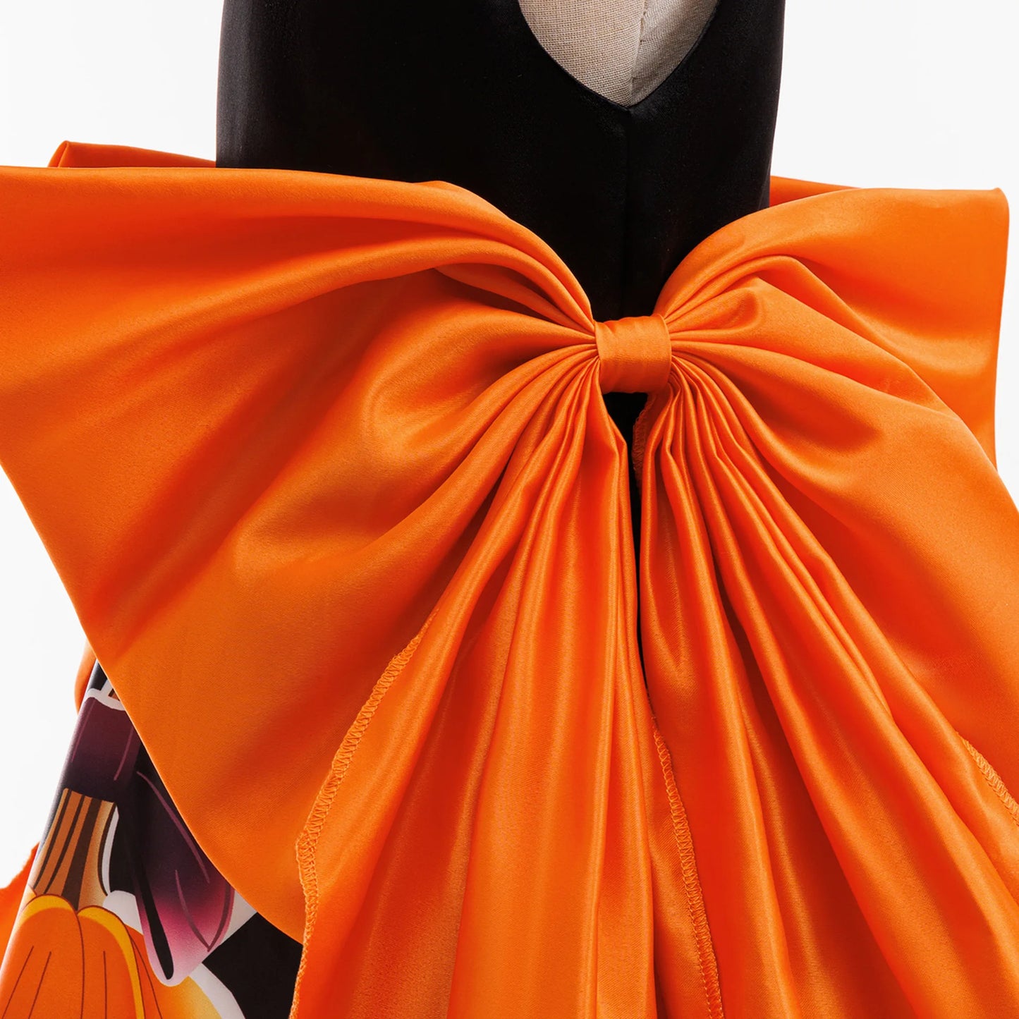 Girl Halloween costume 4-8 Yrs Halloween Theme Party Dresses Skeleton Bat Pumpkin Print Frocks Luxury Fluffy Kids Elegant Gown