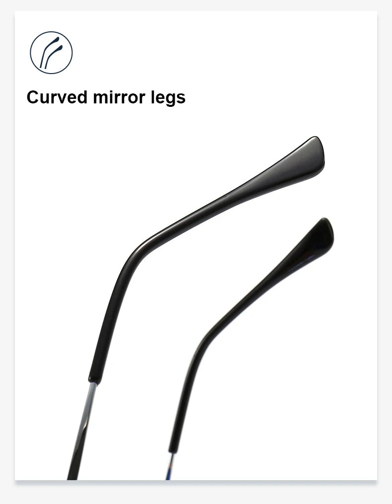 Men Prescription Glasses Optics Lenses  Reading Glasses Women Blue Light Blocking Myopia Eyewear Metal Titanium Eyeglasses Frame