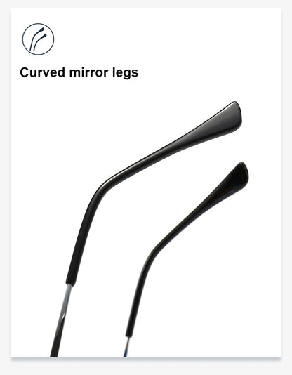 Men Prescription Glasses Optics Lenses  Reading Glasses Women Blue Light Blocking Myopia Eyewear Metal Titanium Eyeglasses Frame