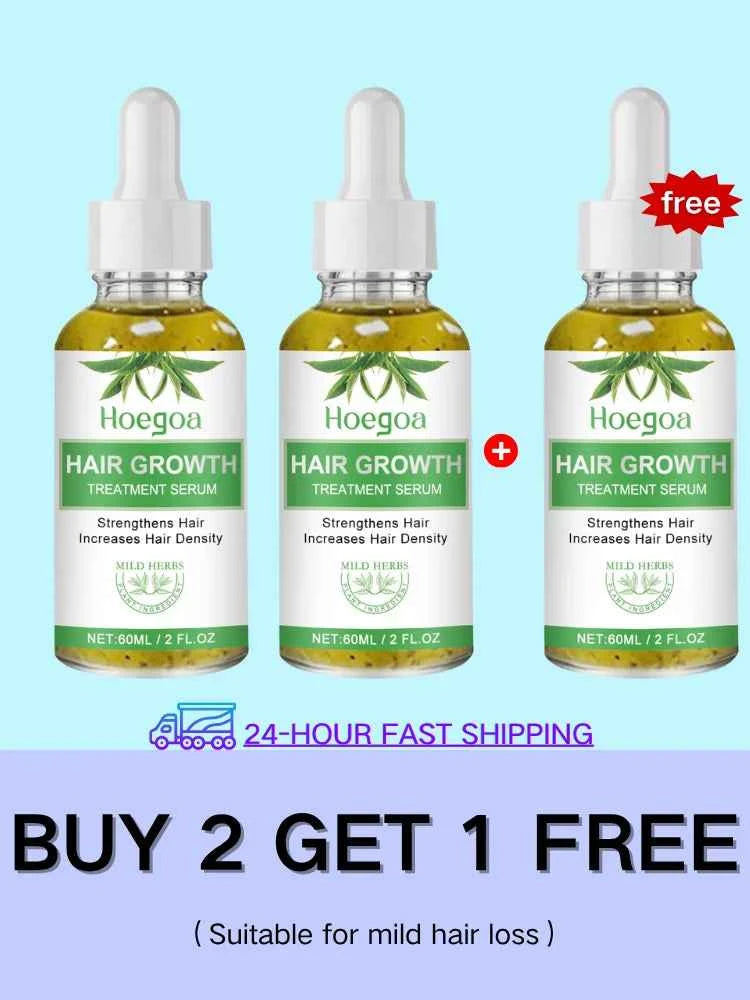 Fast Hair Growth Oil Africa Crazy Traction Alopecia Serum Anti Hair Break Thicken Hair Loss Treatment Spray For Man Women 60ML