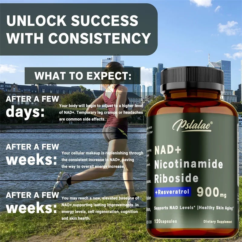 NAD+ Nicotinamide Riboside - Anti-aging, Supports Cell Health, Boosts Immune System, Replenishes Energy - AMULET RING STORE