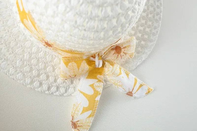 (Girls 0-3 Years Old) Summer New Girls Dress Floral Print Little Fresh Everyday Sweet Princess Dress with Bow