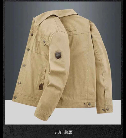 Men Jackets outdoor Slim fit Coats Casual Jackets High Quality Male wear Multi-pocket Cargo Jackets And Coats plus Size 5XL