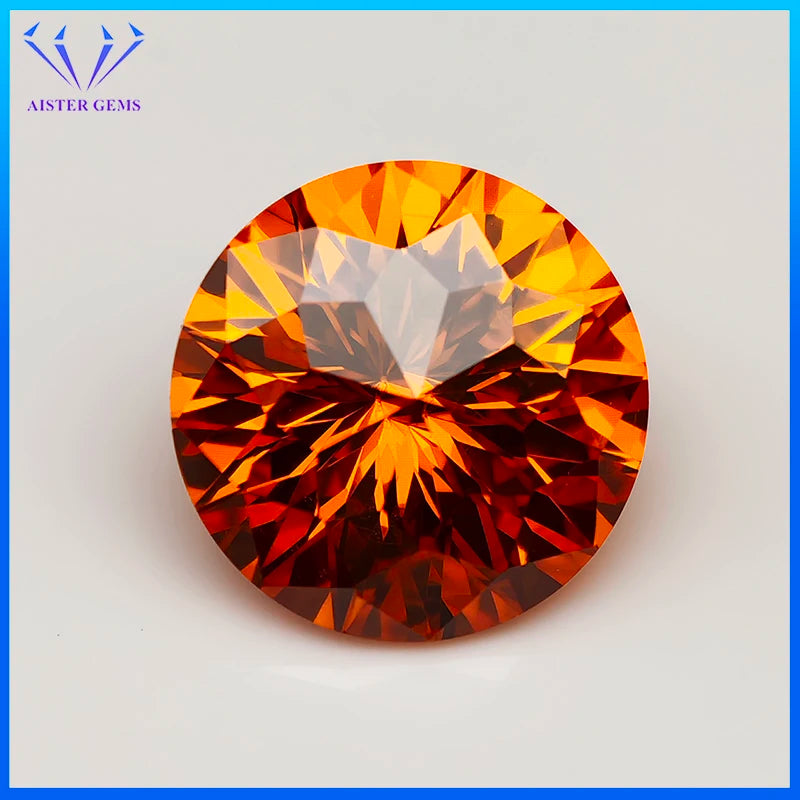 New 5A Quality Round Colored Empire Cut Cubic Zirconia Stones Loose Gemstone for Jewelry Making