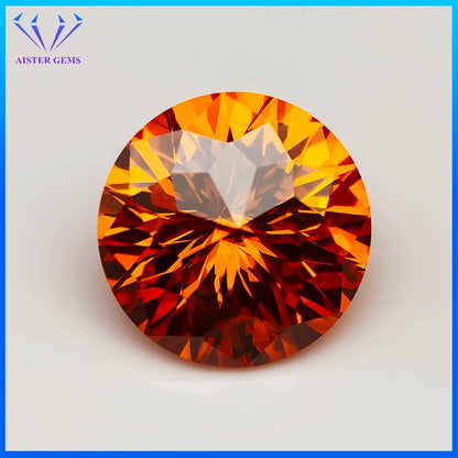 New 5A Quality Round Colored Empire Cut Cubic Zirconia Stones Loose Gemstone for Jewelry Making