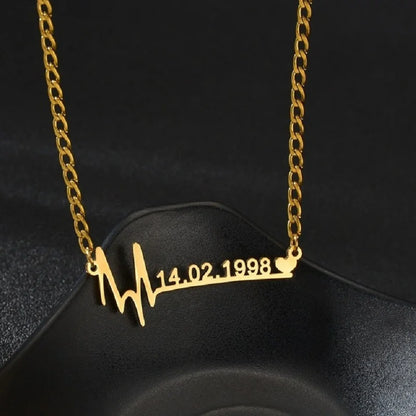 Custom Name Necklace 5mm Nk Chain Stainless Steel Jewelry For Women Personalized Chains Christmas Gift New Year Accessories