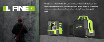 Lfine Laser Level 2 Lines with Tripod professional Level Laser Horizontal Vertical Nivel Laser automatic  360°Self-Leveling Tool