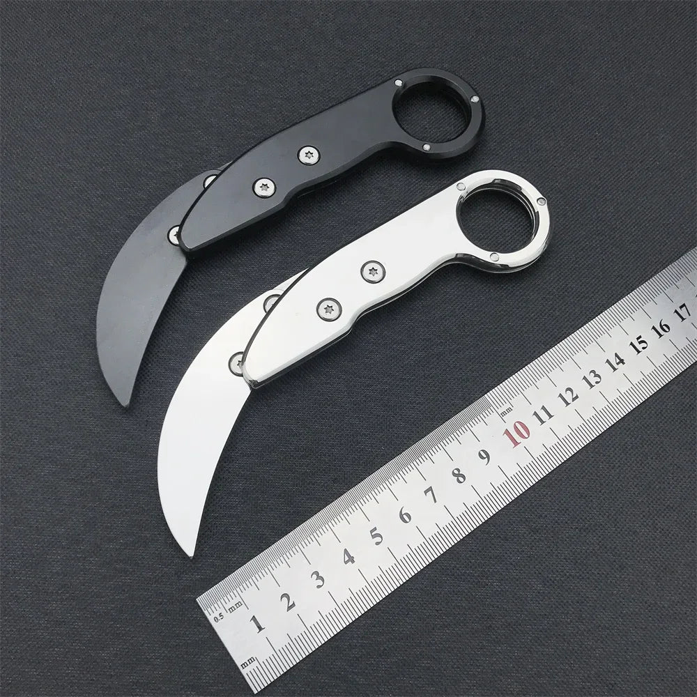 Pocket Mini Outdoor Knife All-steel Claw Mechanical Paw Knives Tactical Karambit Multi Tool EDC Portable Camping Gift for Men