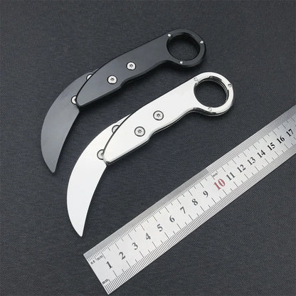 Pocket Mini Outdoor Knife All-steel Claw Mechanical Paw Knives Tactical Karambit Multi Tool EDC Portable Camping Gift for Men