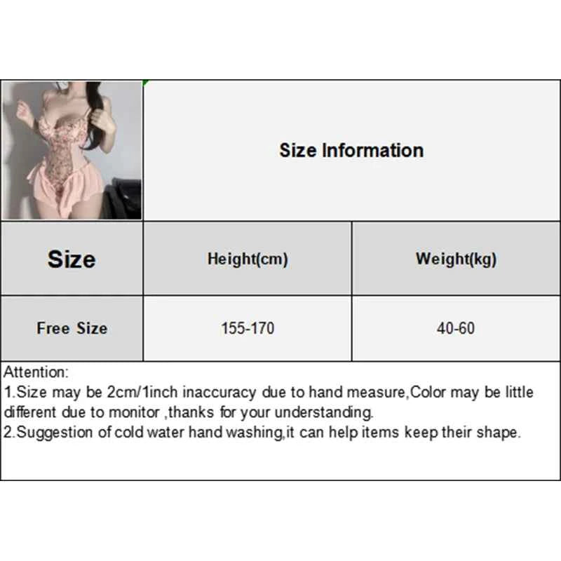 Sexy Deep V Flower Vine Open Crotch Bodysuit Suspender Embroidery Ballet Nightdress Slim Gathered Mesh Bodycon