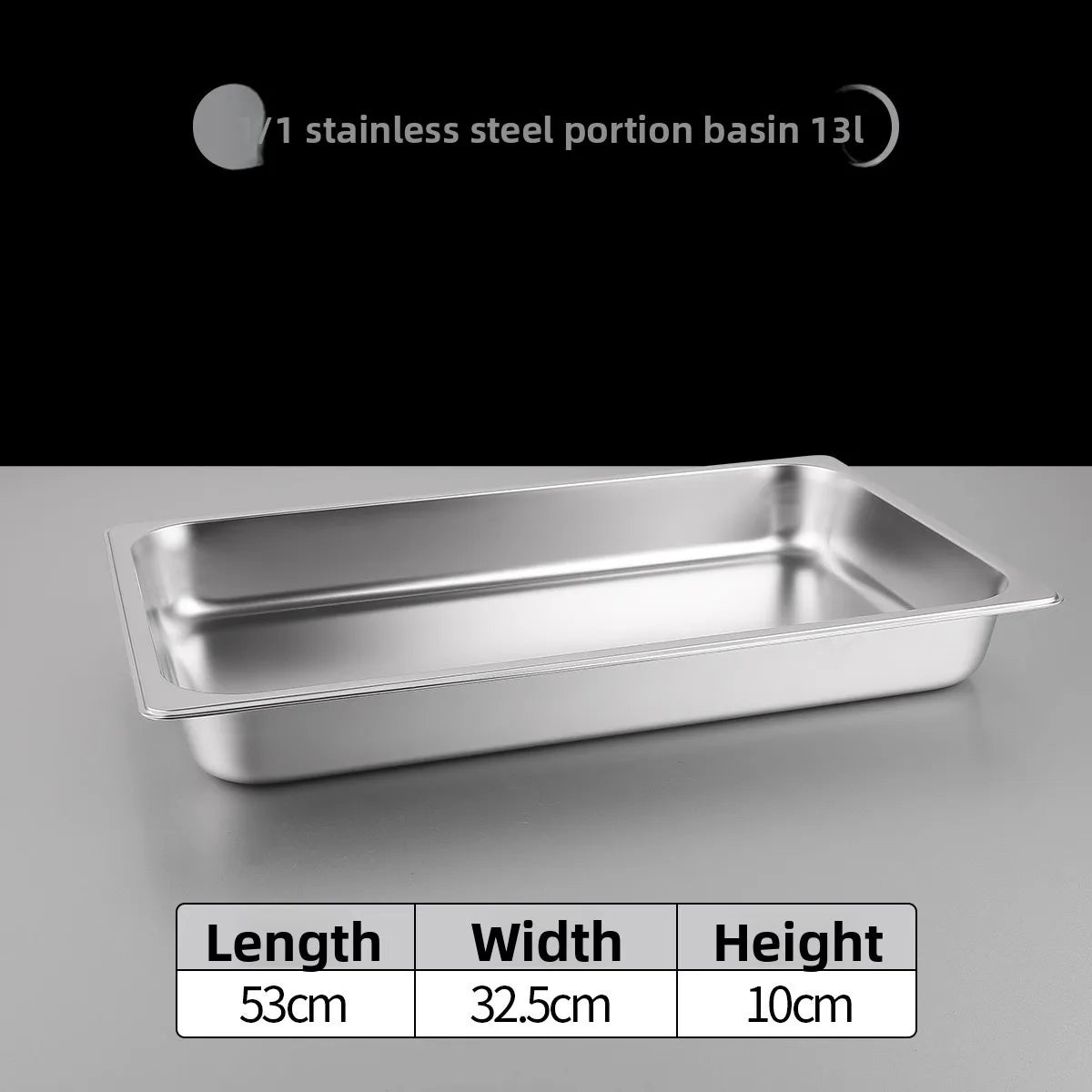 Stainl Steel Rectangular Covered Small Seasoning Box Food Container Thermal Rectangular Basin for Restaurant Kitchen - AMULET RING STORE