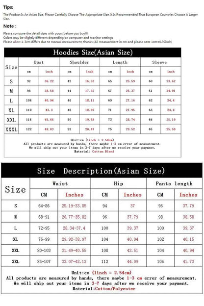 A two-piece set of men's round-neck pullover and jogging pants for autumn and winter fashion fitness outdoor casual sportswear