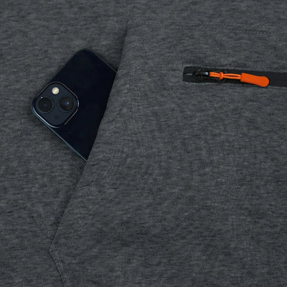 Men's Hooded Fleece Pullover Sporty Casual Jacket European American Style Autumn Winter Warm Comfortable Men's Outerwear