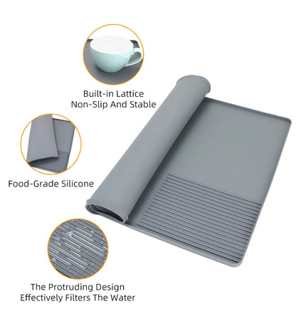 Coffee Tamper Mat Espresso Portafilter Station Silicone Bar Machine Pad Rubber Anti Slip Bar Kitchen Barista Tools Accessories - AMULET RING STORE