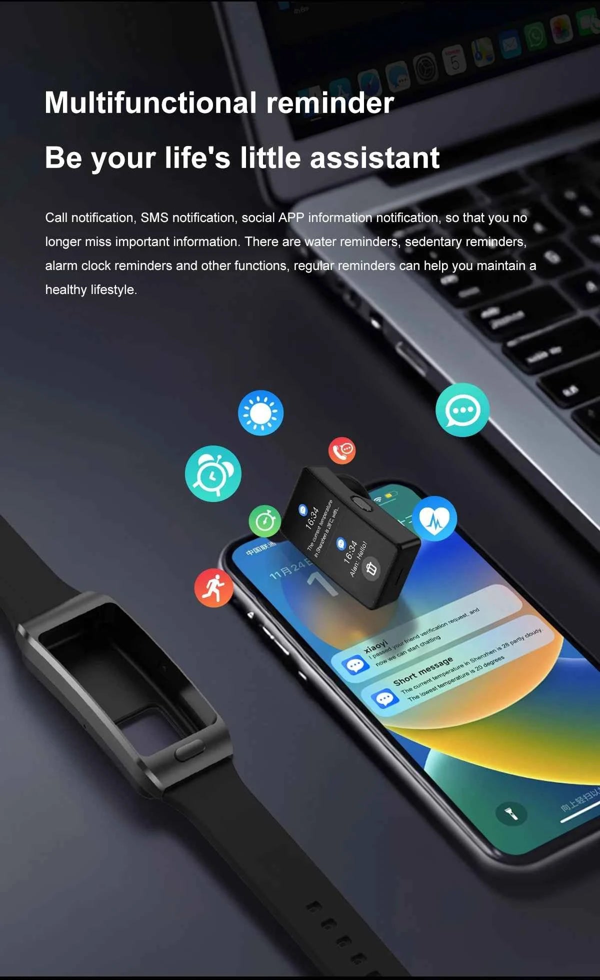 LIGE 2 In 1 TWS Headset Smart Watch 1.57" Men Women GPS Sports Fitness ECG Heart Rate Watches Bluetooth Call Music Smartwatch