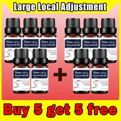 Nose Massage Essential Oil Up Heighten Rhinoplasty Firming For Moisturizing Nose Serum Reshape Natural Face Beauty Care Products - AMULET RING STORE