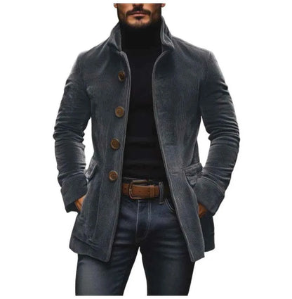 Winter Jackets For Man 2025 Autumn Fashion Long Sleeve Pockets Coats Outwears