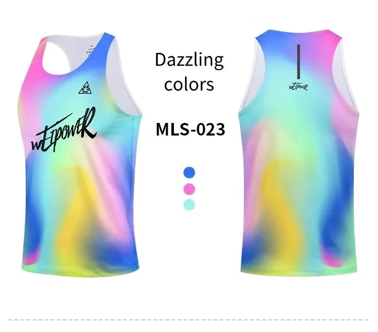 New running vests for men and women, ultra-light and breathable summer T-shirts, professional marathon racing tops