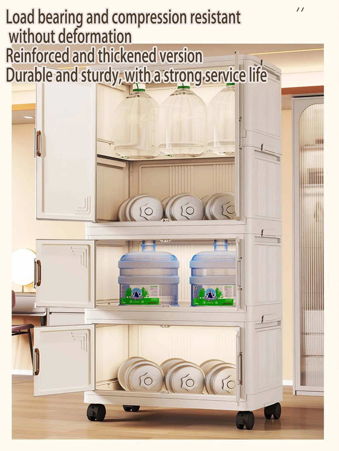 Multi-specification Large Capacity Wardrobe Foldable Easy Install Clothes Storage Cabinet Organizer for Home - AMULET RING STORE