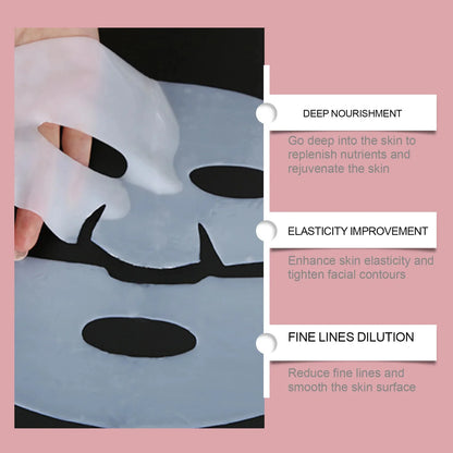 1/3/5/10PCS Bio Collagen Face Mask Shrink Pores Deep Hydrating Overnight Mask Moisturizing Refreshing Brightening Face Skin Care - AMULET RING STORE