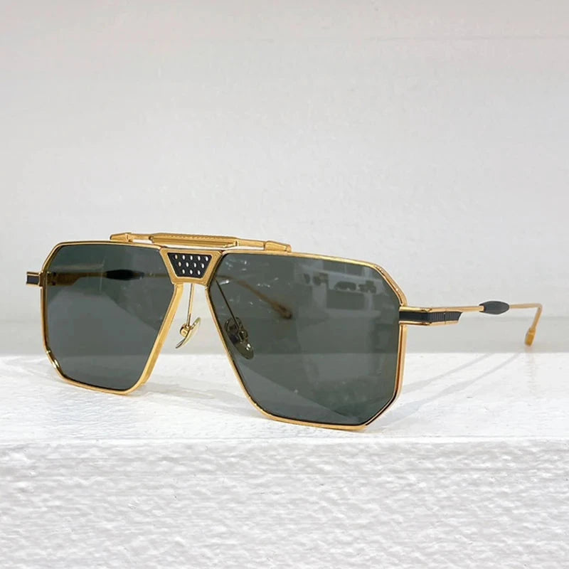 BMC004 Alloy Irrgular Sunglasses for Men and Women High Quality Brand Designer UV400 High Street Punk Fashion Trendy Eyeglasses