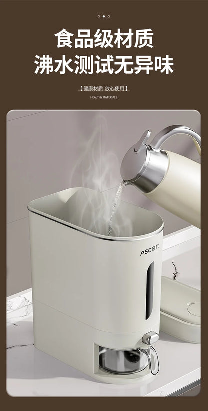 Mii Bucket Home 2025 New Model Sealed Rice Container Rice Box Anti-Pest and Anti-Damp Kitchen Storage Container High-End