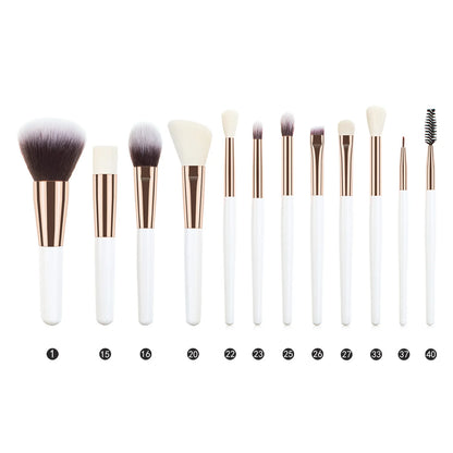 40makeup brush suit portable models full set makeup tools powder brush powder foundation brush eye shadow brush - AMULET RING STORE