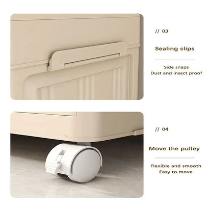 1/2/3/4/5 layers Multifunction Storage Cabinet Foldable Dustproof Wardrobe Easy-to-Install Storage Boxes - AMULET RING STORE