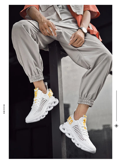 Men Shoes Comfortable Sneakers Breathable Running Shoes For Women Mesh Tennis Sports Shoes Outdoor Air Waling Casual - AMULET RING STORE