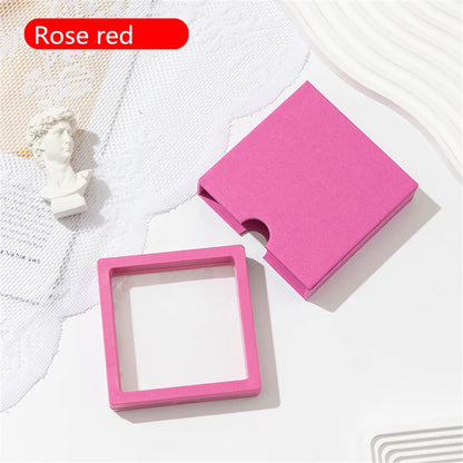 Drawer Jewelry Packaging Box Nail Earrings Necklace Ring Storage PE Film Suspension Anti-oxidation Gift Box Jewelry Box Joyero - AMULET RING STORE