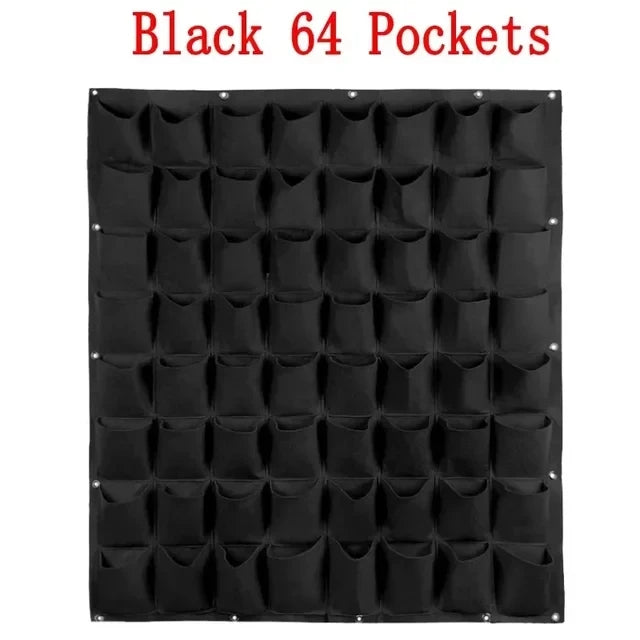 NEW Wall Hanging Pockets Planting Bags Flower Pot Home Garden Grow Bag Garden Planter Vertical Suculentas Plant Pot Home Decor - AMULET RING STORE
