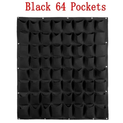 NEW Wall Hanging Pockets Planting Bags Flower Pot Home Garden Grow Bag Garden Planter Vertical Suculentas Plant Pot Home Decor - AMULET RING STORE