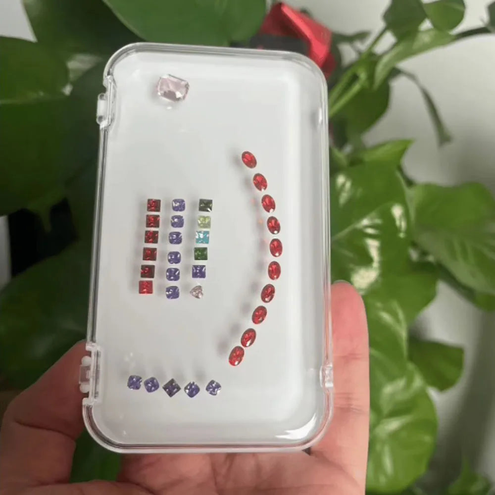 10/15 Compartment Beads Jewelery Storage Box Portable Craft Container Earrings Ring Display Case DIY Trinket Organizer Box - AMULET RING STORE