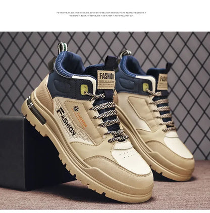 Sneakers Men Casual Autumn Vulcanized Shoes Male Walking Sport Shoes Outdoor Sneakers Male Sneakers Soft Sole Walking Shoes - AMULET RING STORE