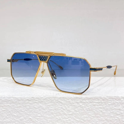 BMC004 Alloy Irrgular Sunglasses for Men and Women High Quality Brand Designer UV400 High Street Punk Fashion Trendy Eyeglasses