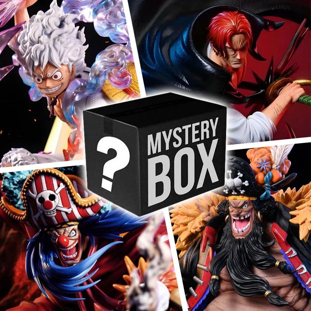 4 Emperors ONE PIECE Figure Anime Figure Blind Box Shanks Teach Luffy Buggy Zoro Lucky Box The Best Surprise Box - AMULET RING STORE