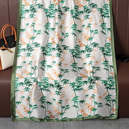 Design Satin Silk Shawl Hijab Scarf Women Fashion Summer Sunscreen Beach Stole Wraps Bufanda Female Headkerchief Echarpe New - AMULET RING STORE