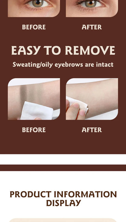 3 in 1 Three Color Eyebrow Powder Waterproof Sweat Proof Non Fading Suitable for Nose Shadow Highlights Cosmetics Women Makeup - AMULET RING STORE