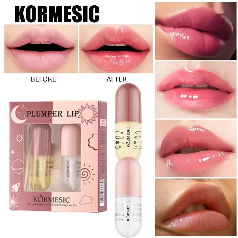 Instant Lip Plumping Essential Oil Nourishing Antiwrinkle Moisturising Sexy Lip Care Ultimate Plumping Lip Gloss Serum Cosmetics - AMULET RING STORE