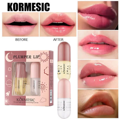 Instant Lip Plumping Essential Oil Nourishing Antiwrinkle Moisturising Sexy Lip Care Ultimate Plumping Lip Gloss Serum Cosmetics - AMULET RING STORE