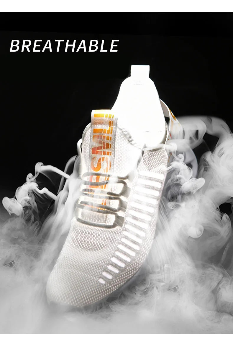 Men Shoes Comfortable Sneakers Breathable Running Shoes For Women Mesh Tennis Sports Shoes Outdoor Air Waling Casual - AMULET RING STORE