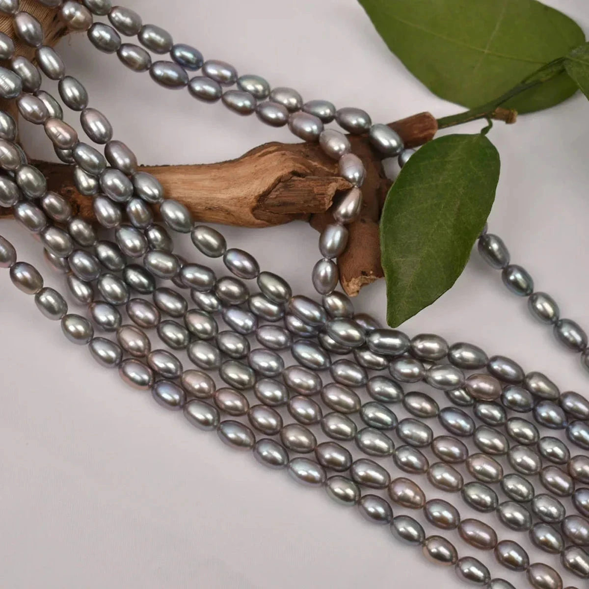 Natural Freshwater Pearl Beads Rice shape Loose isolation Beads For jewelry making DIY necklace bracelet accessories Size1.8-2mm - AMULET RING STORE