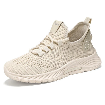 2025 Women's Shoes Summer Women's Shoes Flying woven casual shoes Comfortable breathable women's sneakers - AMULET RING STORE