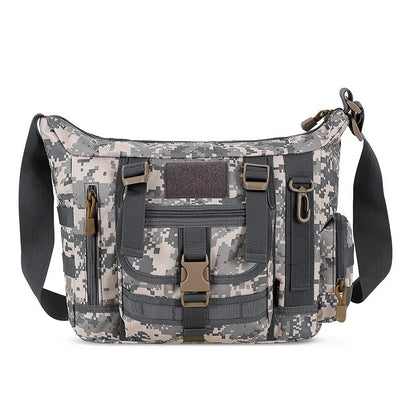 Men Camouflage Shoulder Bag Tactical Fishing Camping Tote Trekking Climbing Bags Large Multi-Pocket Travel Laptop Messenger Pack
