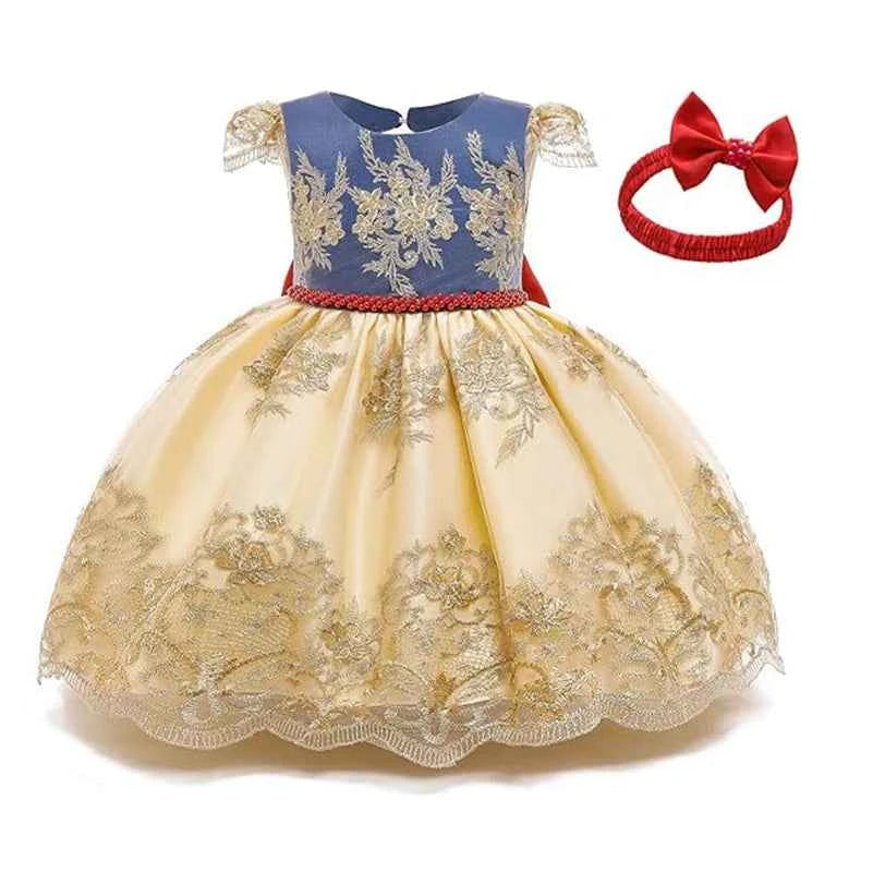Toddler Princess Flower Dress Baby Girls Birthday Wedding Party Dresses