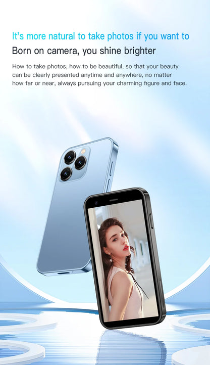 SOYES XS16/XS15 Mini Android Smartphone 3G/4G Network 2GB RAM 16GB ROM 3" Display 5MP Camera Dual SIM With Play Store WhatsAPP - AMULET RING STORE