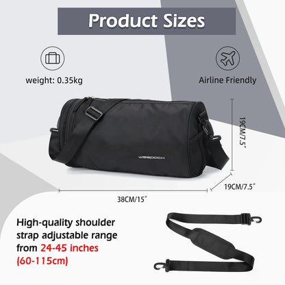 Sports Fitness Bag Women Travel Bag Multi-functional Handbag Yoga Bag Short-Distance Weekender Travel Package Swimming Gym Bags