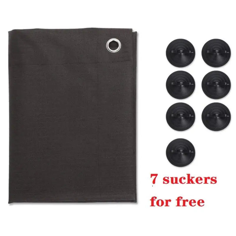 Blackout Skylight Window Blinds with Suction Cups Portable Thermal Insulated Adjustable Curtain for Bedroom Travel Car - AMULET RING STORE