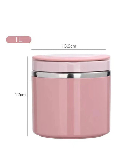 630/1000ml Food Thermal Jar Insulated Soup Cup Thermos Containers Stainless Steel Lunch Box Thermo Keep Hot for School Children - AMULET RING STORE