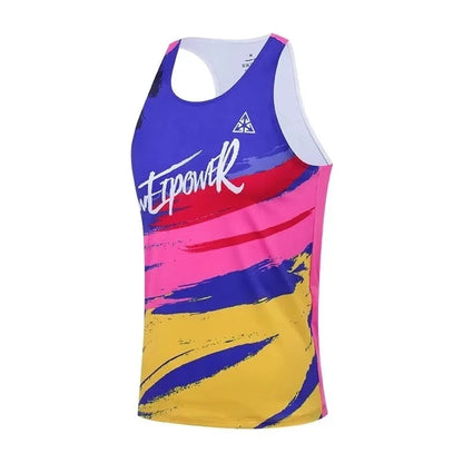 New running vests for men and women, ultra-light and breathable summer T-shirts, professional marathon racing tops